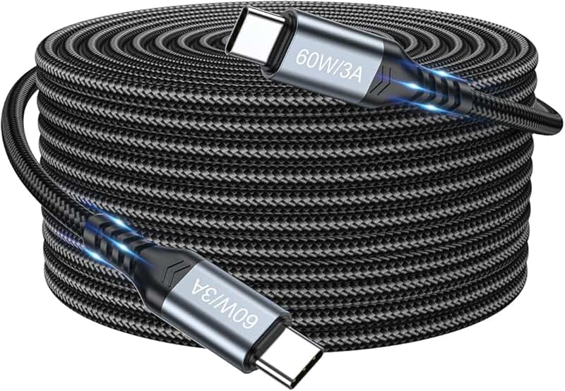 USB C to USB C Charging Cable, 6.6ft
