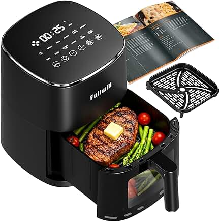6QT Air Fryer with Viewing Window and 5 Functions