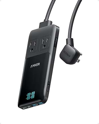 6-in-1 140W USB C Charging Station with Extension Cord