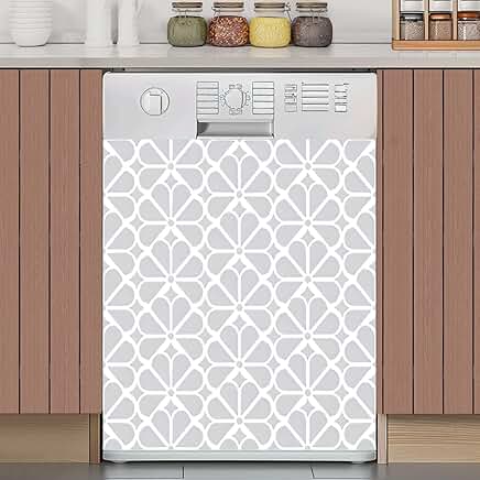 Seamless Floral Pattern Magnet Cover for Refrigerator