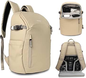 Waterproof Camera Backpack for DSLR and Mirrorless Cameras