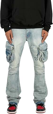 Men's Flare Denim Pants