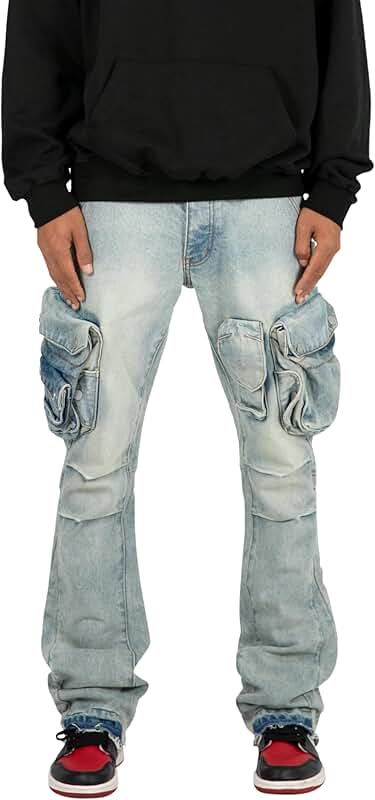 Men's Flare Denim Pants