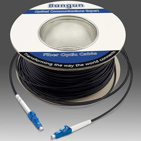 50 Meter LC to LC Outdoor Armored Single Mode Fiber Cable