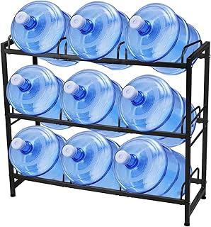 9-Tray Water Bottle Storage Rack