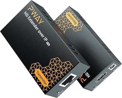 HDMI Extender Over Ethernet 400ft, 1080p Video