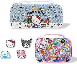 Hello Kitty Switch Accessories with Carrying and Game Card Cases