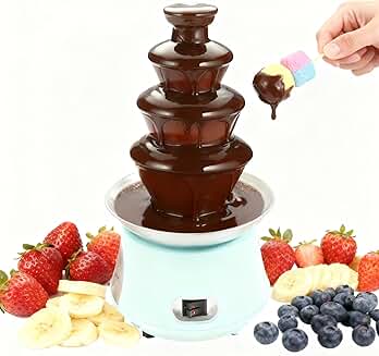 4-Tier Chocolate Fountain with Splash-Proof Design