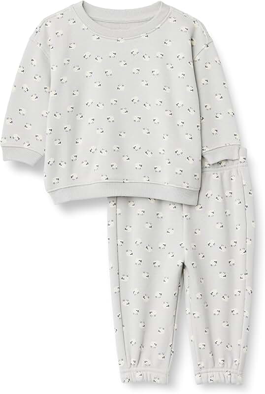 Baby Unisex Sweatshirt and Sweatpant Set