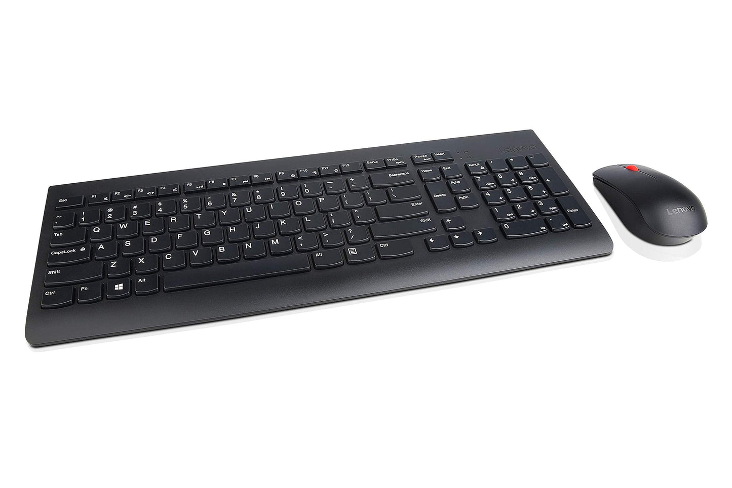 510 Wireless Keyboard & Mouse Combo, 2.4 GHz Nano USB Receiver, Full Size, Island Key Design, Left or Right Hand, 1200 DPI Optical Mouse, GX30N81775, Black