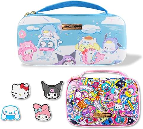 Hello Kitty Switch Thumb Grips and Cases