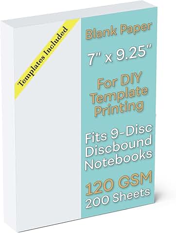 White 7x9.25 Inch Paper, 120 GSM, 200 Sheets