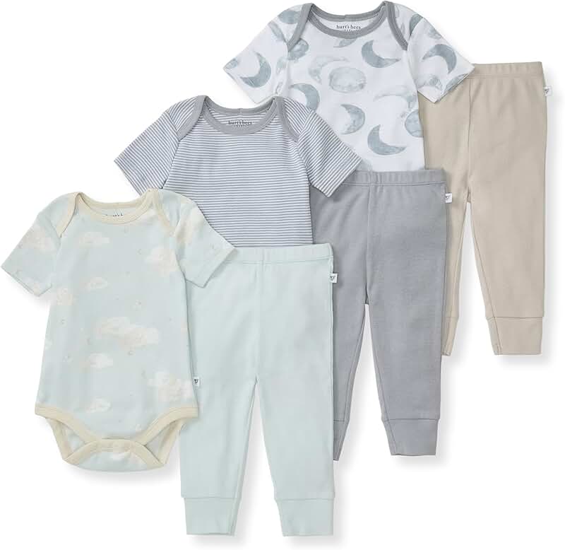 Baby Girl Organic Cotton Bodysuit and Pant Set