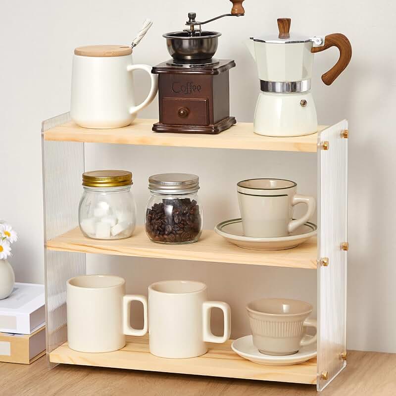 Magnetic Double Pot Lid Organizer for Kitchen Storage