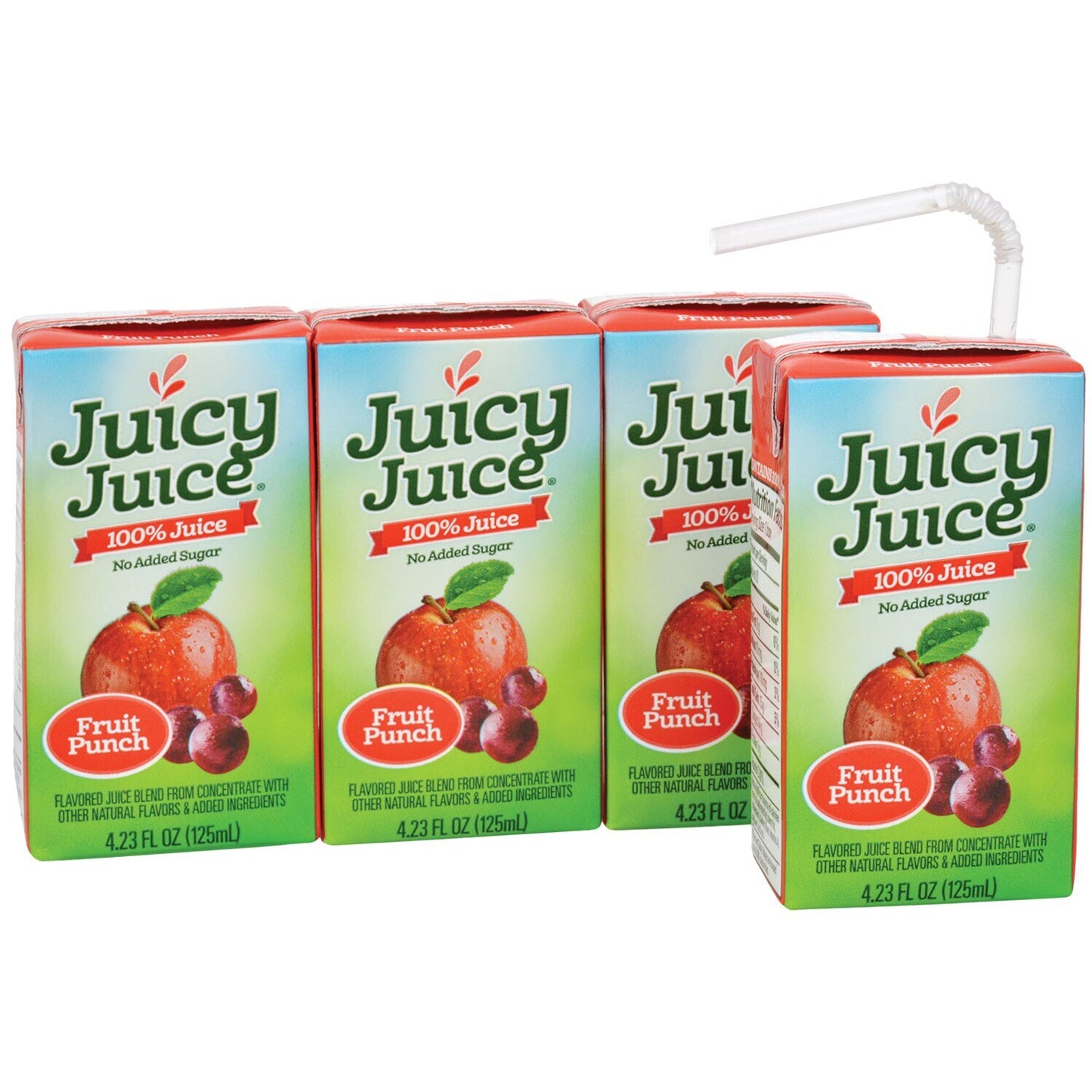 Juicy Juice Fruit Punch Juice Boxes, 4-ct. Packs (Pack of 11)