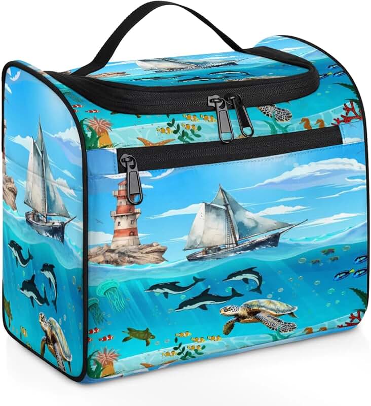 Hanging Travel Toiletry Bag for Women and Men
