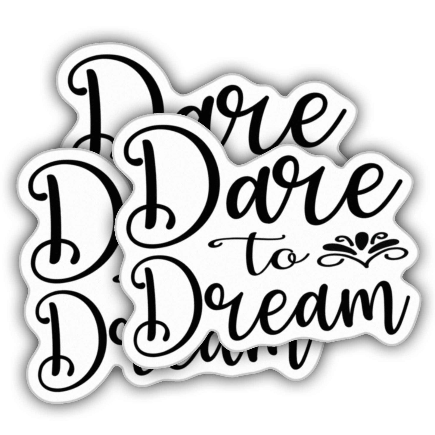 Set of 3 Dream Stickers for Tumbler, Water Bottles, Laptop, Car