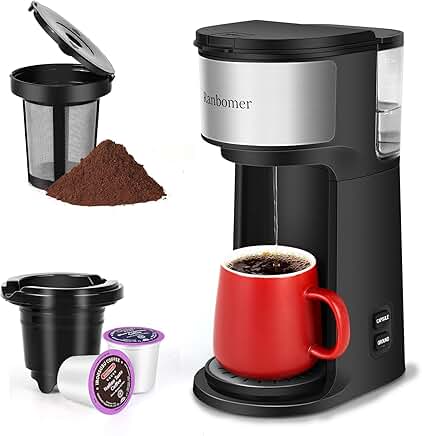 Single Serve Coffee Maker with Self-Cleaning, 6-14 Oz