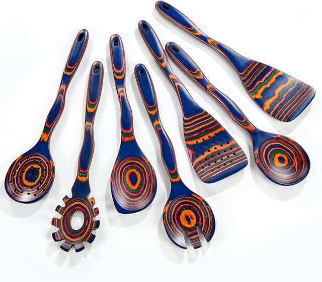 7-Piece Wooden Cooking Utensil Set