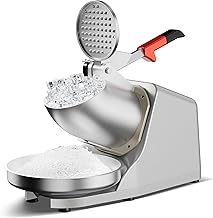 Electric stainless steel ice shaver, 286 lbs/hr