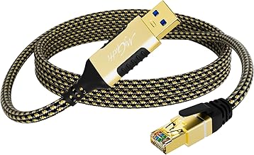 75 ft USB-A to Ethernet LAN Cable, 1Gbps, Shielded