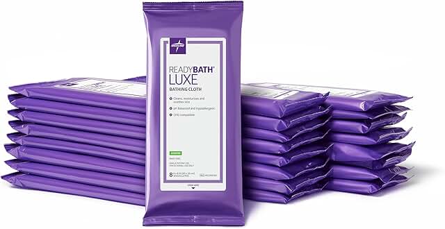 Extra Thick Scented Body Wipes for Adults, 192 Count