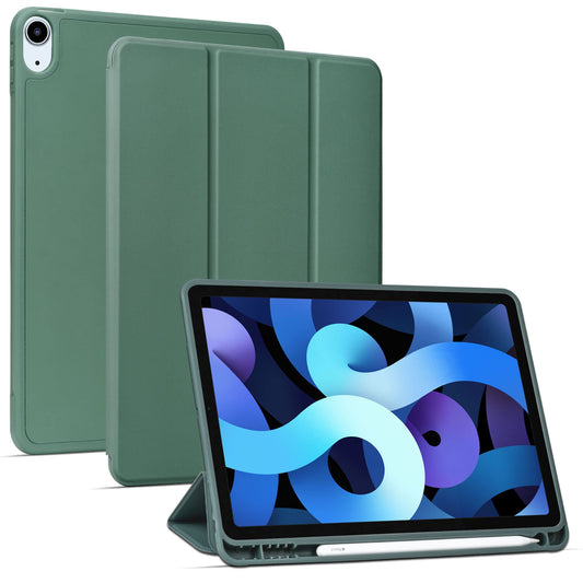 iPad Air 4 and 5 10.9-inch Green Case with Auto Wake/Sleep and Stand
