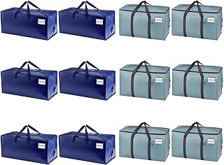 12 Pack Moving and Storage Bags with Backpack Straps