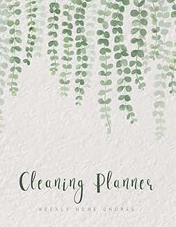 Household Cleaning and Chore Planner Logbook