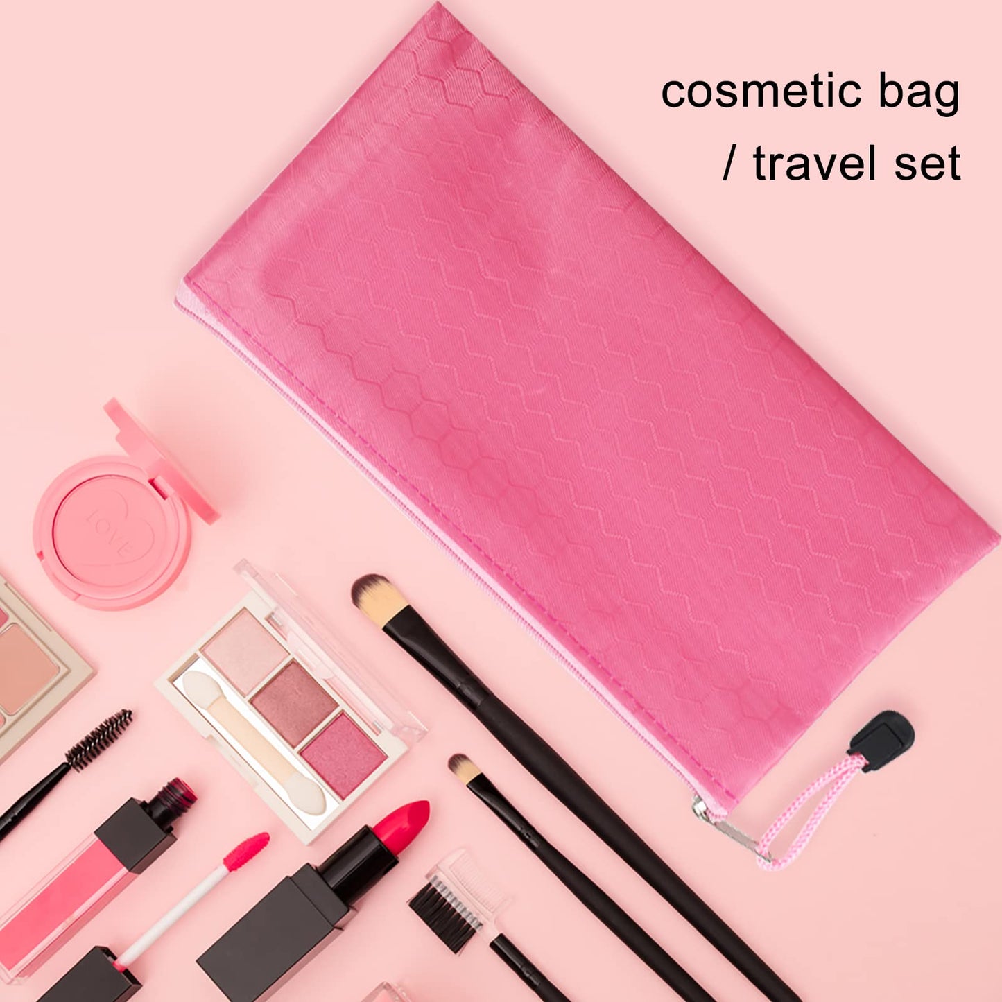 24 Waterproof Pencil Pouches in 12 Colors