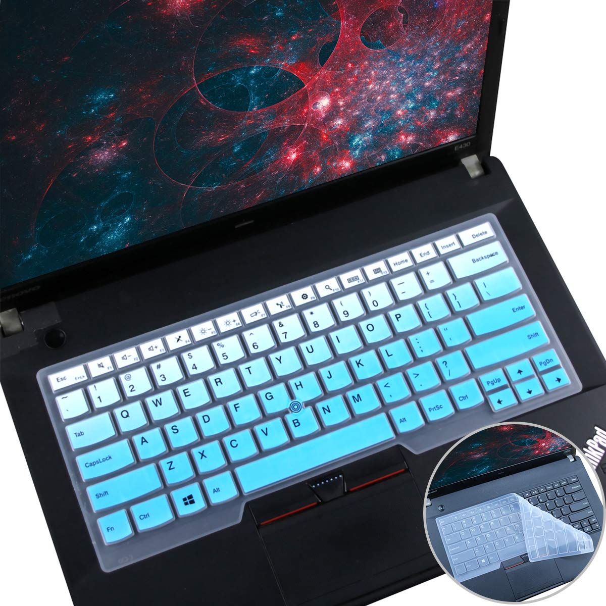 Two Keyboard Covers for 14-Inch Laptops