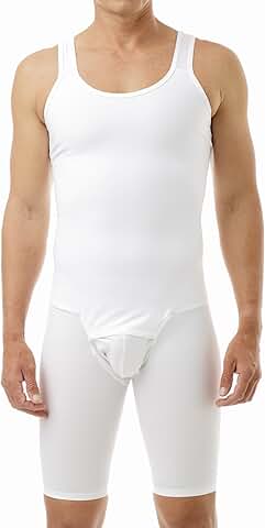 Men's Compression Bodysuit for Belly and Thigh Shaping