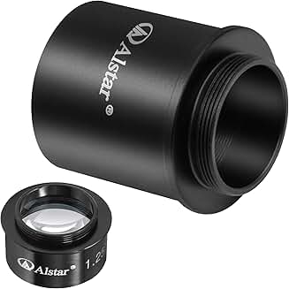 C Mount to 1.25-inch camera barrel adapter with reducer
