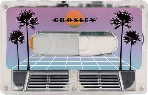 Portable Bluetooth Speaker with Cassette Tape Design