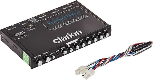 7-Band Car Audio Equalizer with Auxiliary Inputs