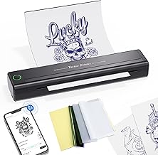 Wireless Tattoo Stencil Printer with Transfer Papers