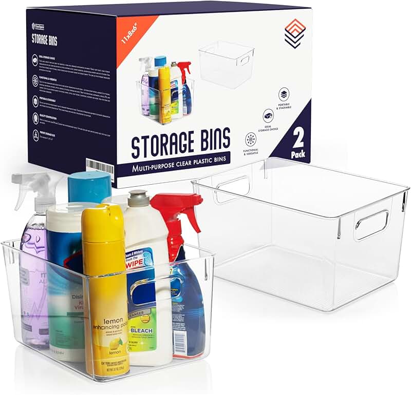 24-Piece Clear Food Storage Bin Set with Airtight Lids