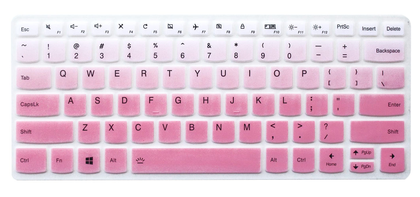 Pink Ombre Keyboard Cover for Yoga and Flex Laptops