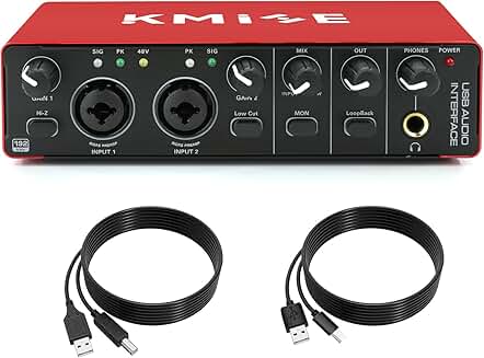 USB audio interface for guitarists, vocalists, and podcasters