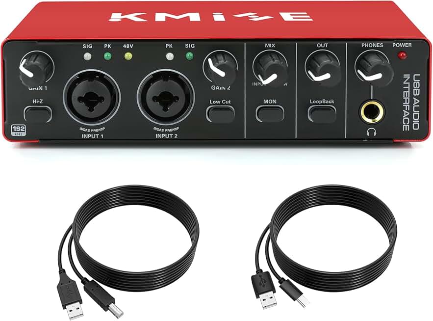 USB audio interface for guitarists, vocalists, and podcasters