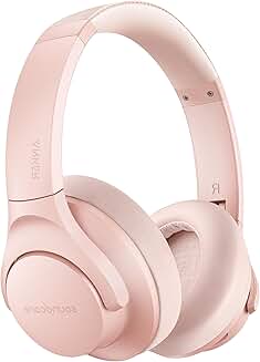Wireless Over-Ear Noise Cancelling Headphones with 60H Playtime