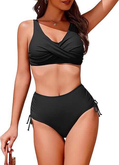 Women's High Waist Tummy Control Bikini Set