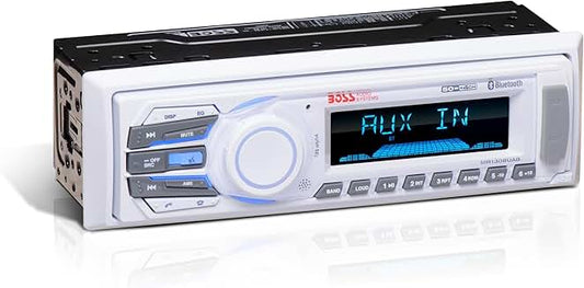 Marine Receiver with Bluetooth, USB, SD, AM/FM, Aux-in
