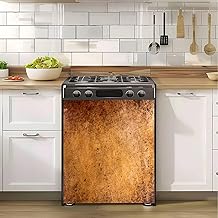 Worn Copper Texture Magnet Cover for Refrigerator 23x26in