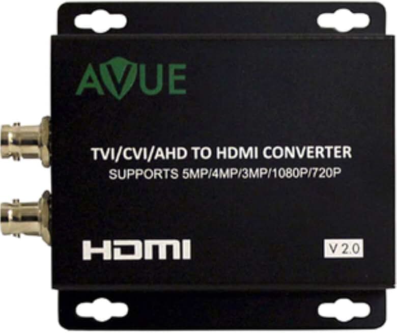 TVI/CVI/AHD to HDMI Converter, supports 5MP to 720P