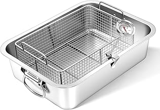 10 Quart Stainless Steel Deep Fryer with Basket