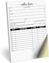 Order Form Pad, 5.5x8.5, 2-Part Carbonless, 50 Sets