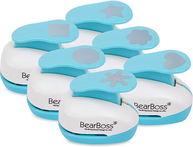 6 Shape Craft Hole Punch for Scrapbooking and Crafts