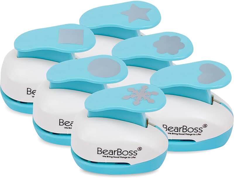 6 Shape Craft Hole Punch for Scrapbooking and Crafts