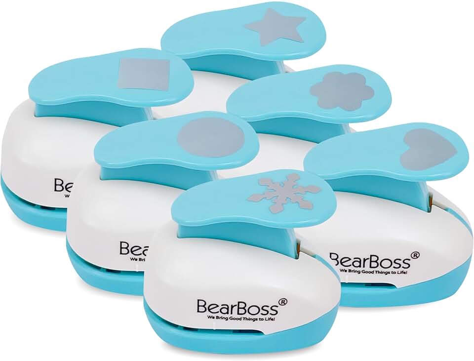 6 Shape Craft Hole Punch for Scrapbooking and Crafts